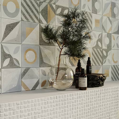 Купить Плитка настенная Сюприм серая 01 25х60 см по низкой цене