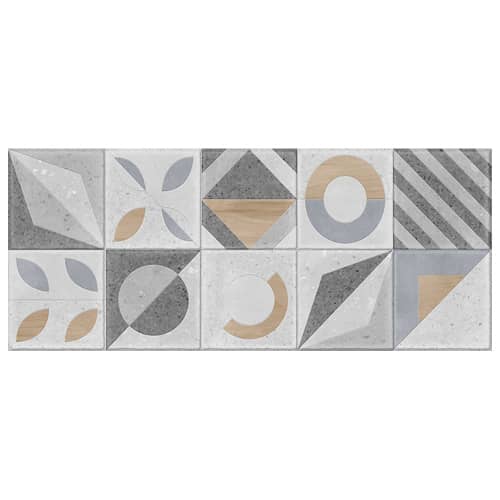 Купить Плитка настенная Сюприм мульти 03 25х60 см по низкой цене