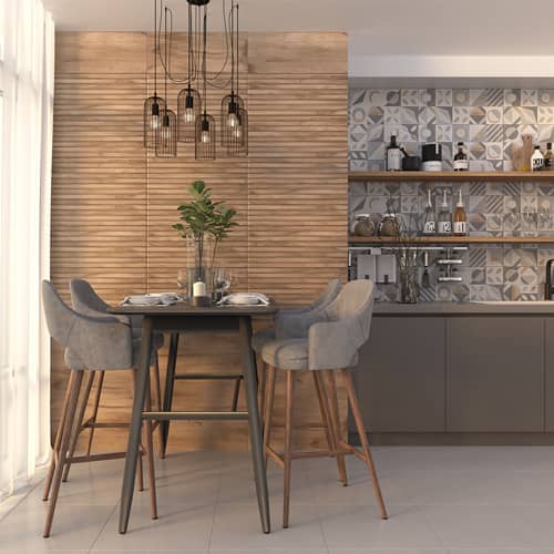 Купить Плитка настенная Сюприм мульти 03 25х60 см по низкой цене