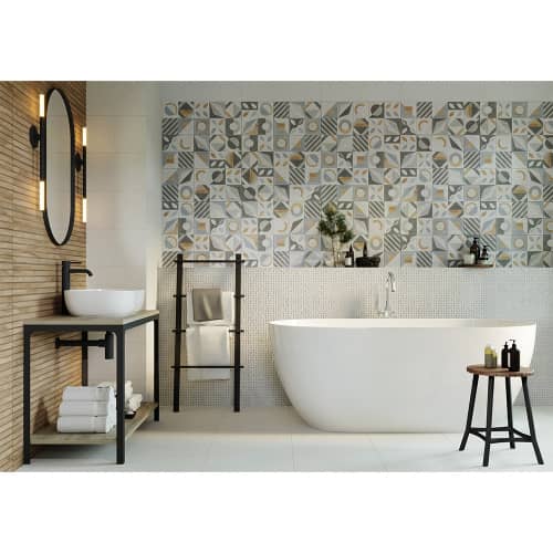 Купить Плитка настенная Сюприм бежевая структура 05 25х60 см по низкой цене