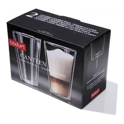 Купить Набор термобокалов (2 штуки) BODUM Canteen, 0.35л, цвет прозрачный по низкой цене