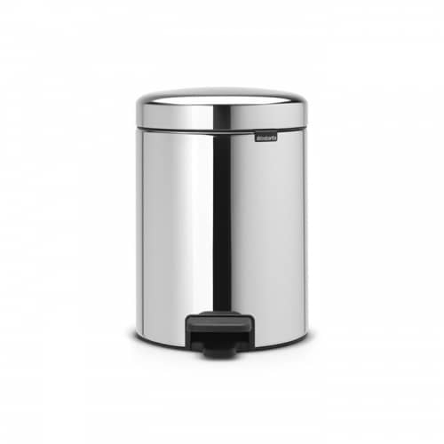 Купить Бак Brabantia newicon мусорный, стальной полированный, с внутренним ведром, 5 л по низкой цене