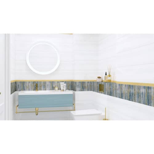 Купить Плитка напольная Тори бирюзовая 41,8х41,8 см по низкой цене