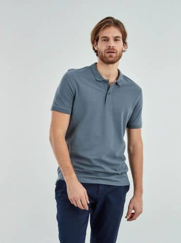 Купить Футболка-поло Piazza Italia тёмно-серая по низкой цене