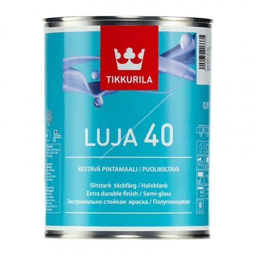 Купить Краска Tikkurila LUJA 40 А в/д, специальная, покрывная 0,9 л по низкой цене
