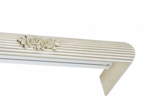 Купить Карниз Legrand Равенна роза античный белый по низкой цене