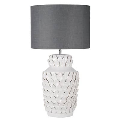Купить Светильник (лампа) Evergreen настольная серая по низкой цене