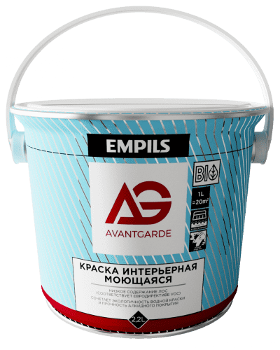 Купить Краска AvantGarde интерьерная моющаяся 6.2 кг по низкой цене
