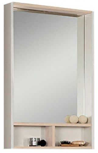 Купить Зеркало-шкаф АКВАТОН Йорк 55 Белый/Ясень фабрик 1A173202YOAV0 по низкой цене