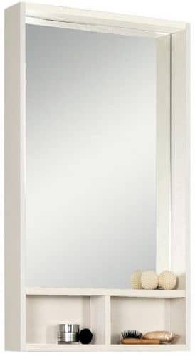 Купить Зеркало-шкаф АКВАТОН Йорк 50 Белый/Выбеленное дерево 1A170002YOAY0 по низкой цене