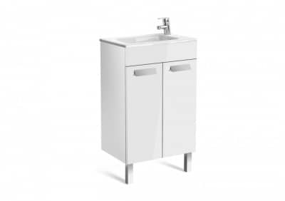 Купить Тумба Roca Debba напольная белая, без раковины ZRU9302710 по низкой цене