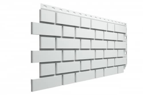 Купить Панель Docke Flemish фасадная Белый 1095х420 мм для наружной отделки дома по низкой цене