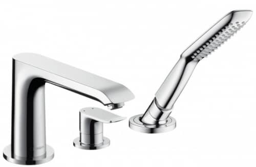 Купить Смеситель Hansgrohe Metris для ванны c душем 31190000 по низкой цене