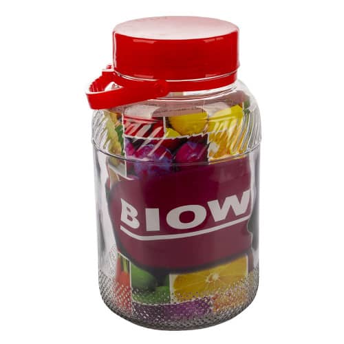 Купить Банка стеклянная с пластиковой крышкой 5 л по низкой цене