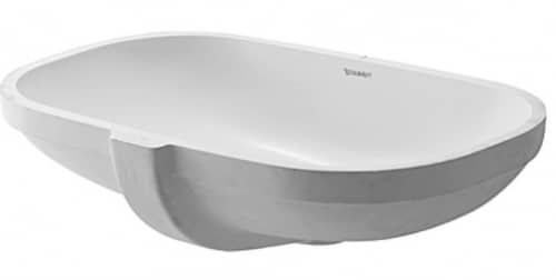 Купить Раковина Duravit D-Code встраиваемая, овальная, керамика, белый 0338490000 по низкой цене