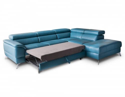 Купить Диван Gala Collezione Catania угловой, кожаный по низкой цене