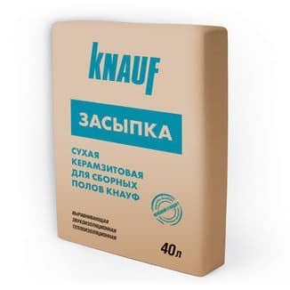Купить Засыпка Knauf сухая фракция 0-5 40 л по низкой цене