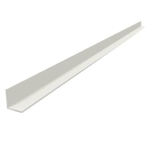 Купить Профиль ТД Столичный угловой ПВХ белый 20х20 мм 3000 мм по низкой цене