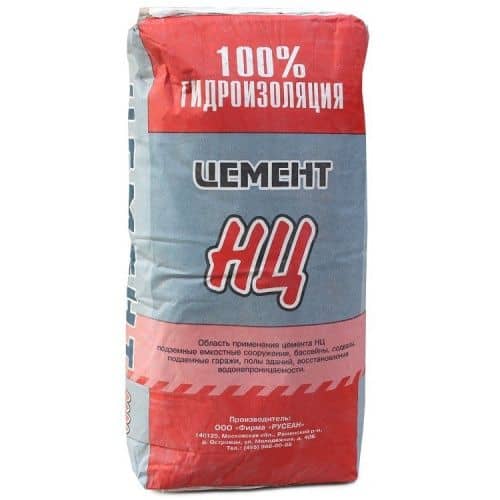 Купить Цемент Русеан НЦ для гидроизоляции 25 кг по низкой цене