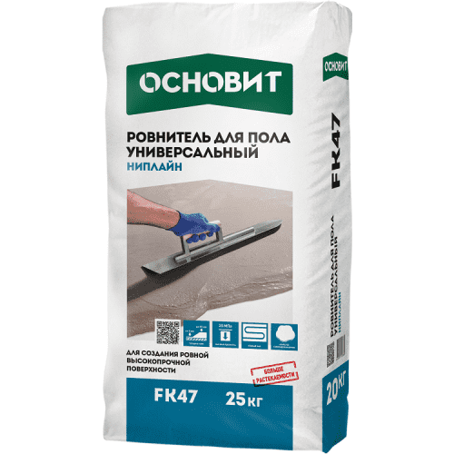 Купить Ровнитель Основит Ниплайн FK47 для пола универсальный 25 кг по низкой цене