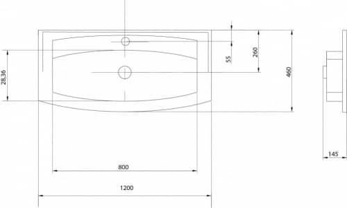 Купить Раковина АКВАТОН Милан 1A704531ML010 по низкой цене