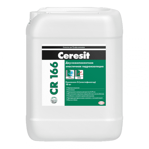Купить Гидроизоляция Ceresit CR 166 компонент Б 10 кг по низкой цене