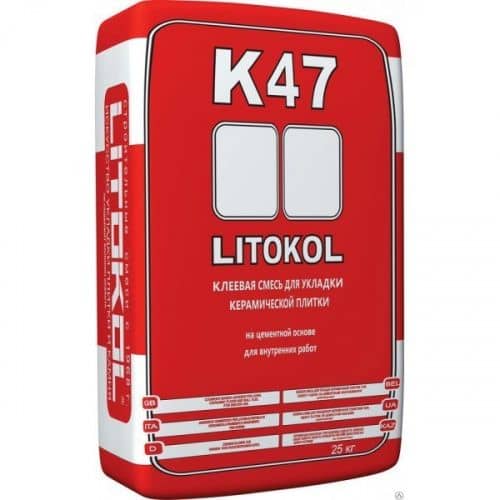 Купить Клей Litokol Litoplus K47 для плитки 25 кг по низкой цене