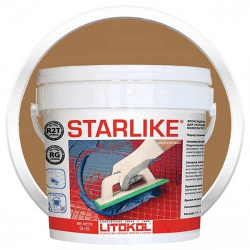 Затирка Litokol Litochrom Starlike C300 P Assisi эпоксидная для швов 2,5 кг