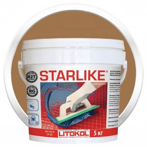 Затирка Litokol Litochrom Starlike C300 P Assisi эпоксидная для швов 5 кг