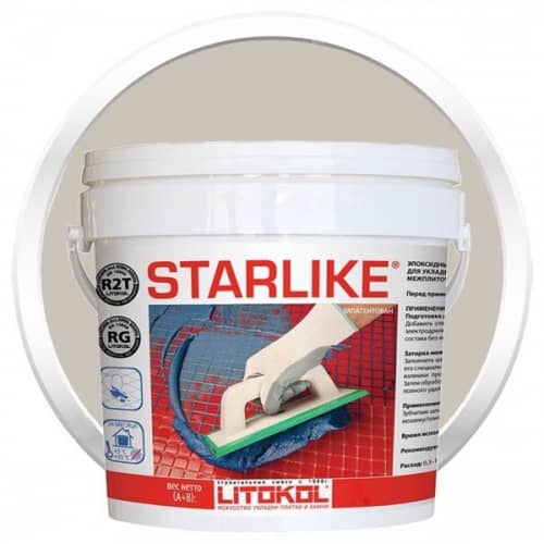 Затирка Litokol Litochrom Starlike C340 Neutro эпоксидная для швов 2,5 кг