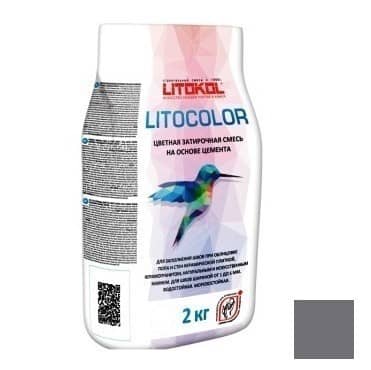 Затирка Litokol Litocolor L13 Графит цементная для швов 2 кг