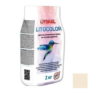 Затирка цементная для швов Litokol Litocolor L20 Жасмин 2 кг