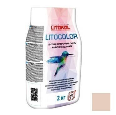 Затирка Litokol Litocolor L23 темно-бежевая цементная для швов 2 кг