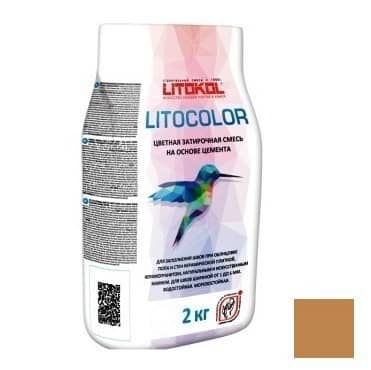 Затирка Litokol Litocolor L25 коричневая цементная для швов 2 кг