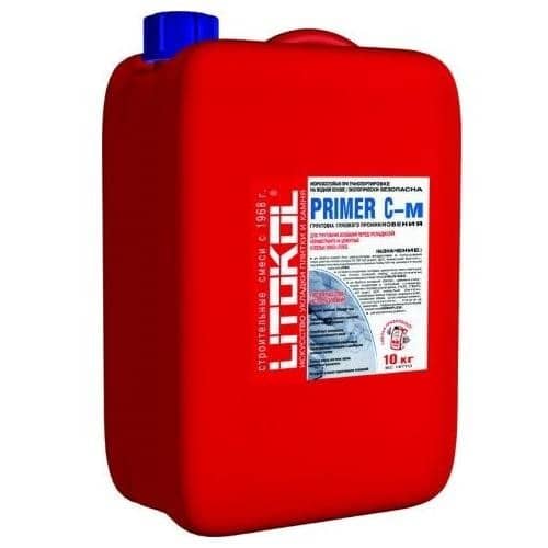 Купить Грунтовка Litokol Primer C-м глубокого проникновения 10 кг по низкой цене