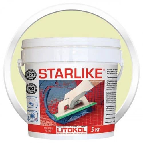 Затирка Litokol Litochrom Starlike C440 Lime эпоксидная для швов 5 кг