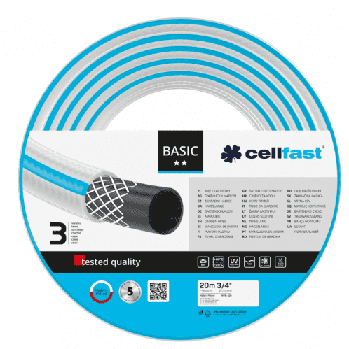 Купить Шланг Cellfast Basic садовый 19х20000 мм по низкой цене