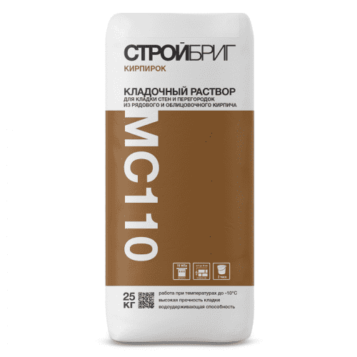 Купить Раствор Стройбриг Кирпирок MC110 кладочный серый 25 кг по низкой цене