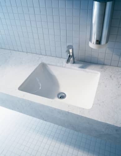 Купить Раковина Duravit Starck-3 встраиваемая, прямоугольная, керамика, белый 0305490000 по низкой цене