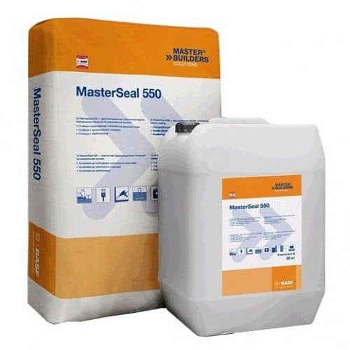 Купить Гидроизоляция BASF MasterSeal 550 двухкомпонентная 10 кг компонент А по низкой цене