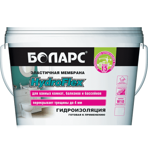 Купить Гидроизоляция Боларс Hydroflex 1,2 кг по низкой цене