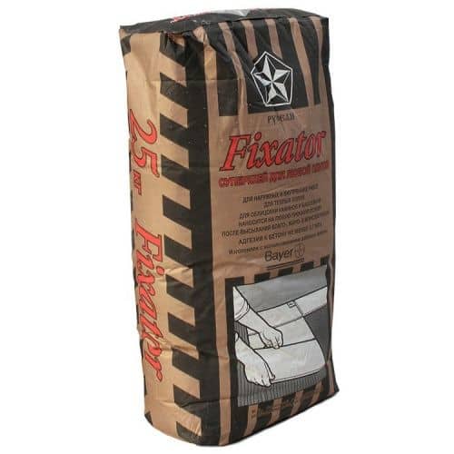 Купить Клей Русеан Fixator для плитки 25 кг по низкой цене