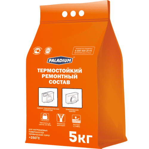 Купить Ремонтный состав Paladium термостойкий 5 кг по низкой цене