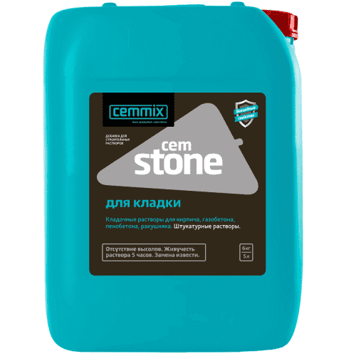 Купить Добавка Cemmix Cem Stone для кладочных растворов 5 л по низкой цене