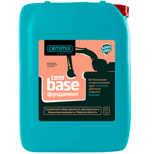 Купить Добавка Cemmix Cem Base  для фундамента 5 л по низкой цене