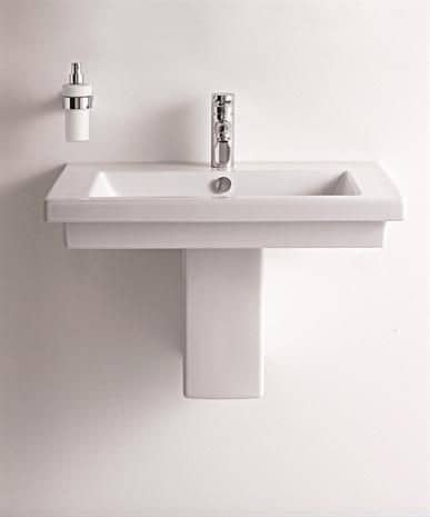 Купить Раковина Duravit 2 ND Floor подвесная, прямоугольная, керамика, белый 0491700000 по низкой цене