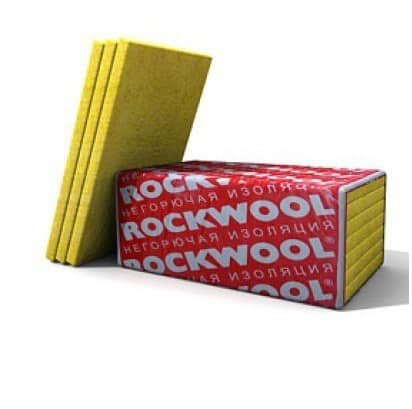 Купить Вата Rockwool Фасад Баттс базальтовая 4 плиты в упаковке 1000х600х50 мм по низкой цене