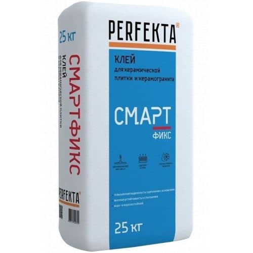 Купить Клей Perfekta Смартфикс для плитки 25 кг по низкой цене