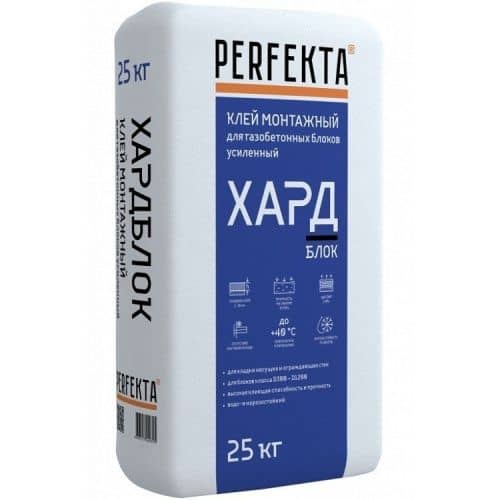 Купить Клей Perfekta Хардблок монтажный 25 кг по низкой цене