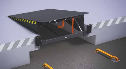 Купить Уравнительная платформа с поворотной аппарелью ALUTECH SL, 2500x2000 мм по низкой цене